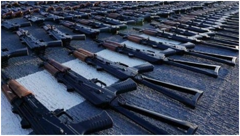  Seized Iranian Guns transferred to Ukraine by US possibly as a small contribution to American ally