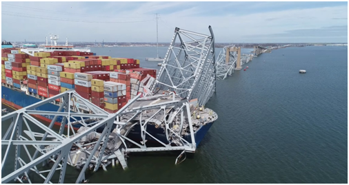 Container Ship MV Dali which collided with Baltimore bridge set to move Today May 20