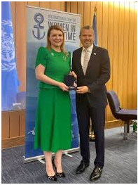 Despina Panayiotou Theodosiou honoured with first ever IMO Gender Equality Award