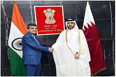 India and Qatar Hold First Meeting of Joint Task Force on Investment in New Delhi Today (6 June)