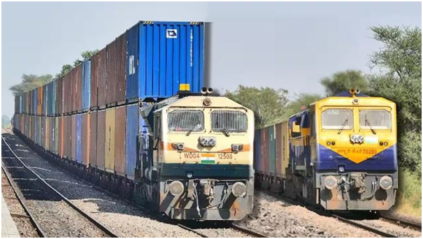 Double-stack dwarf container trains for SWR a  first for the region