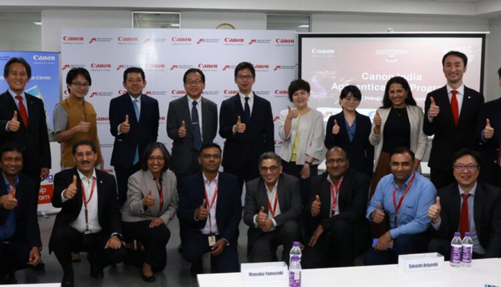 Canon India Enhances Its Apprenticeship Training Program under Skill India Initiative In Collaboration With Japan-India Institute For Manufacturing (JIM)