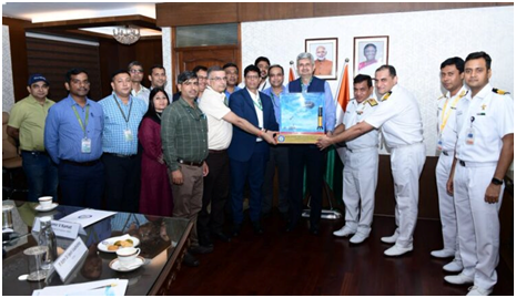 DRDO Hands Over Medium Range-Microwave Obscurant Chaff Rocket to Indian Navy