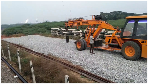 Work completed on the Ragaul-Yamuna South Bank rail section 