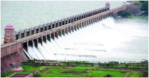 Dams in Karnataka filled to the brim due to torrential rain