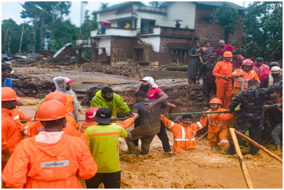 Kerala landslides: Toll climbs to 45, rescue ops underway