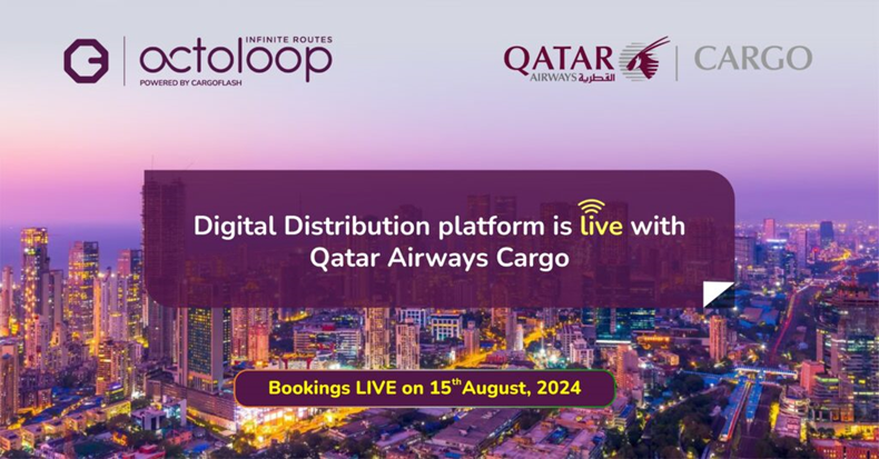 Qatar Airways Cargo partners with CargoFlash to introduce Octoloop for online cargo bookings in India