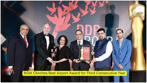 RGIA honoured with Best Airport Award for Third Consecutive Year