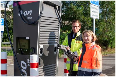 First e-truck charging station opens at Port of Hamburg