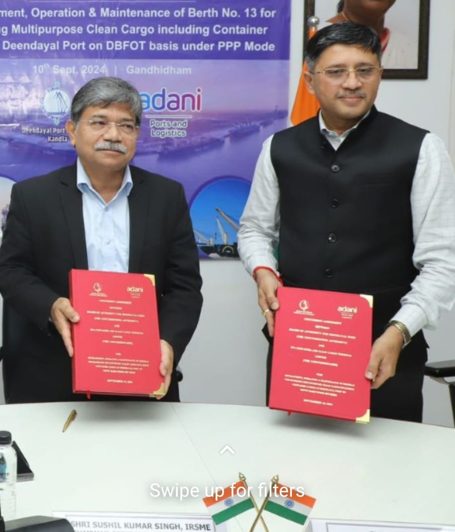 Development, Operation & Maintenance of Berth-13 ;  Concession agreement between DPA & Clean Cargo Container Terminal Ltd