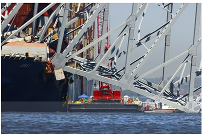 U.S. takes legal actions against Dali ship owner and operator for $100 million over Baltimore bridge collapse