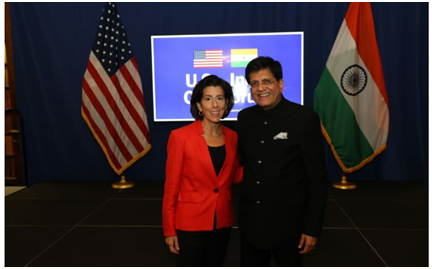 Piyush Goyal and US Secretary of Commerce Ms. Gina Raimondo co-chair India-U.S. CEO Forum