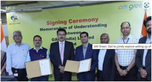 AM Green and Gail jointly to explore setting up of solar and wind hybrid renewable projects in India