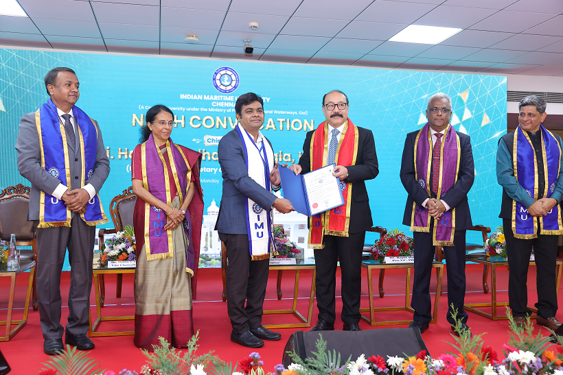 The Indian Maritime University (IMU) celebrated its 9th Convocation