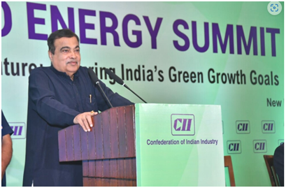 Nitin Gadkari Addresses 12th CII Bioenergy Summit in Delhi