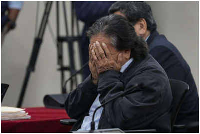 Former Peruvian President Toledo gets 20 years in prison for corruption