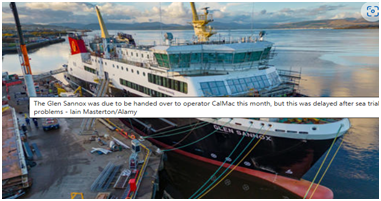 SNP ferries fiasco deepens as vessel needs replacement parts before ever setting sail