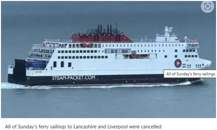 Ferries and flights resume after storm disruption