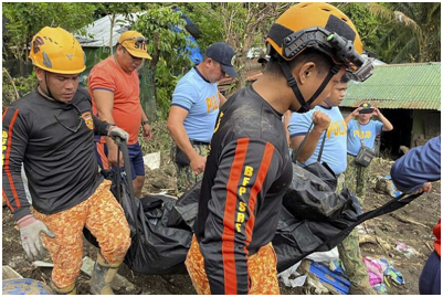 At least 126 dead and missing in massive flooding, landslides in Philippines