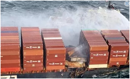 Stranded ship carrying hazardous cargo sparks safety concerns