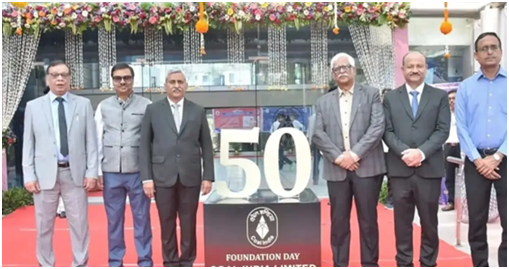 Celebrating 50 Years Coal India’s Foundation Day