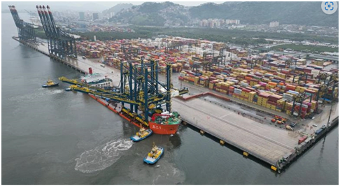 New cranes boost Santos terminal capacity