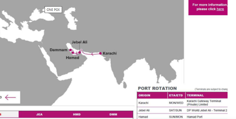 ONE launches new West Asia weekly service