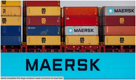 Maersk completes first large container vessel conversion to dual-fuel