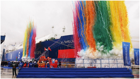 Jiangnan Shipyard delivers first LNG carrier in series to ADNOC L&S