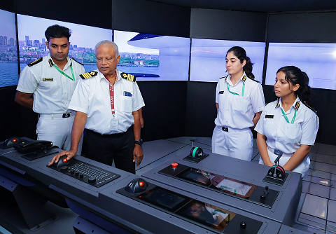 A.P. Moller Relief Foundation Donates Full Mission Deck and Engine Simulators to AMET AIST - Maersk Centre of Excellence, India