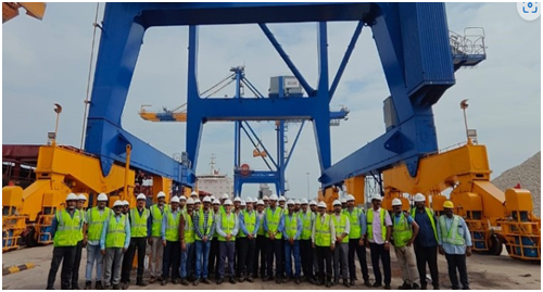 Adani Gangavaram Port inaugurates India’s first economic Grab Ship Cranes