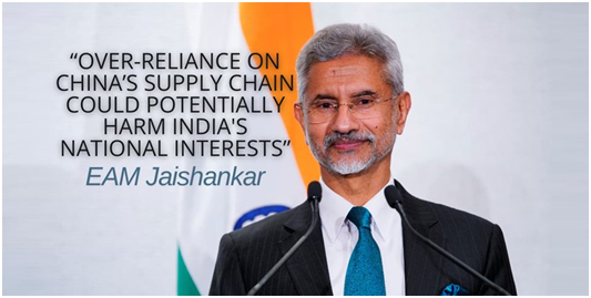 Over-reliance on China’s Supply Chain could Potentially Harm India’s National Interests: Jaishankar