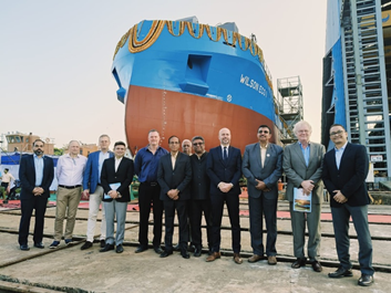 Udupi Cochin Shipyard launches first vessel built for Norwegian firm