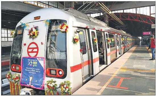 DMRC celebrates 22 years of passenger service inside first train that ran on the tracks in Delhi