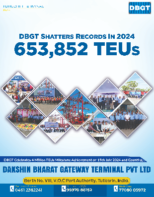 DBGT Sets Benchmark: Handled 653,852 TEUs in 2024 at VOC Port..