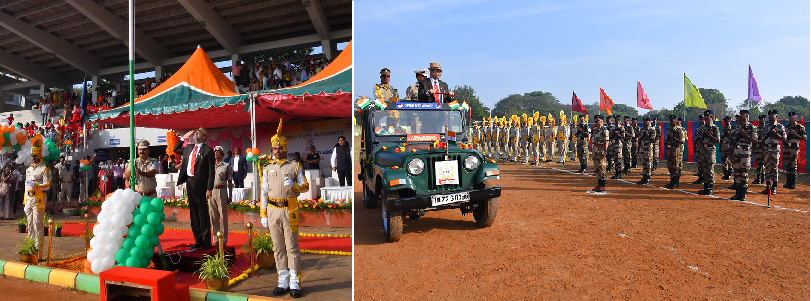 76 th Republic Day of the nation was celebrated in Chennai Port Authority