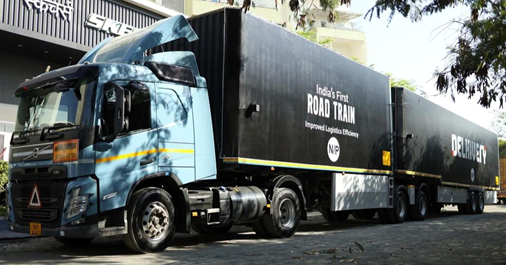 India’s first road train unveiled by Volvo Trucks