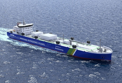 Ammonia-fuelled ammonia bunkering vessel gets ClassNK AiP